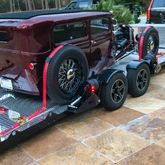 129912 2 x 10 Tire Block Strap with E-Track Ends - Pink 5