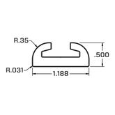 210072 6 VersaTie Surface-Mounted Track with Contour Edge Series 1 2