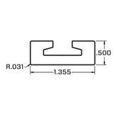 220072 6 VersaTie Recess-Mounted Track with Square Edge Series 2 2