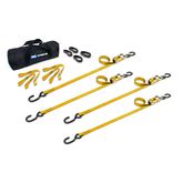 510004 1 x 6 ATV  Motorcycle Ratchet Utility Pack with S-Hook - Yellow