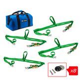 510045A Adjustable ATV Wheel Net Pack with VersaTie Anchor - Lime Green