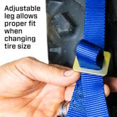 510046A Adjustable ATV Wheel Net Pack with VersaTie Anchor - Purple 1