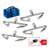 510047A Adjustable ATV Wheel Net Pack with VersaTie Anchor - Silver