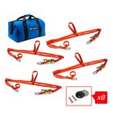 510048A Adjustable ATV Wheel Net Pack with VersaTie Anchor - Orange