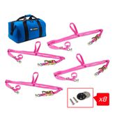 510049A Adjustable ATV Wheel Net Pack with VersaTie Anchor - Pink