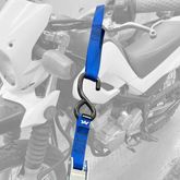 510124 1 x 6 ATV  Motorcycle Cam Utility Pack with S-Hooks - Yellow 3