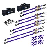 510206 Grab  Go 1 Strap Pack with 2 Small Bags - Purple