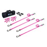 510229 1 x 6 ATV  Motorcycle Cam Utility Pack with S-Hooks  Keepers - Pink