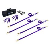 510246 1 x 6 ATV  Motorcycle Cam Utility Pack with Flat Snap Hooks - Purple