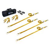 510254 1 x 10 ATV  Motorcycle Cam Utility Pack with Flat Snap Hooks - Yellow