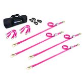 510259 1 x 10 ATV  Motorcycle Cam Utility Pack with Flat Snap Hooks - Pink