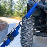 510334 1 x 6 ATV  Motorcycle Ratchet Utility Pack with S-Hook and Keeper - Yellow 5