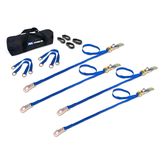 510352 1 x 6 ATV  Motorcycle Ratchet Utility Pack with Flat Snap Hooks - Blue