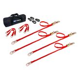 510358 1 x 6 ATV  Motorcycle Ratchet Utility Pack with Flat Snap Hooks - Orange