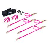 510359 1 x 6 ATV  Motorcycle Ratchet Utility Pack with Flat Snap Hooks - Pink