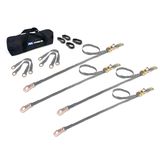 510367 1 x 10 ATV  Motorcycle Ratchet Utility Pack with Flat Snap Hooks - Silver