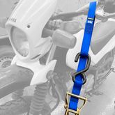 510405 1 x 6 Motorcycle Ratchet Tie-Down Pack with Integrated Soft Loops S-Hooks - Lime Green 3