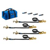 511514 Factory Transit J- T-  R-Hook Tie-Down Pack with Direct Hook End - Black