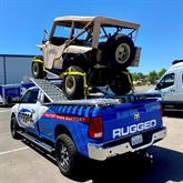 512102A Extra-Large Adjustable UTV Tire Net Pack - Blue 5