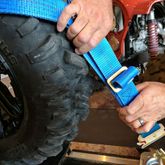 512105A-Etrack Small Adjustable UTV E-Track Tire Net Pack - Blue 5