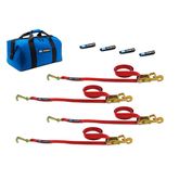 513511 Factory Transit J-Hook Tie-Down Pack with Direct Hook End - Red