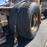 515000 2 x 10 Tire Block Strap Pack with Twisted Snap Hook Ends - Lime Green 5