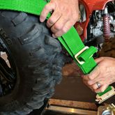 515102A-Etrack Extra-Large Adjustable UTV E-Track Tire Net Pack - Green 5