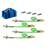 515514 Factory Transit J- T-  R-Hook Tie-Down Pack with Direct Hook End - Lime Green