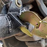 516271 2 x 6 Tie-Down Strap Pack with Sewn Fixed Ends  Weld-On Axle Housing Brackets - Purple 4