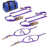 516391 Full Drag Pack with Flat Snap Hooks - Purple