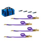 516512 Factory Transit T-Hook Tie-Down Pack with Direct Hook End - Purple