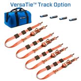 518001 2 x 10 Tire Block Strap Pack with VersaTie Track Ends - Orange