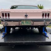 519002 2 x 10 Tire Block Strap Pack with E-Track Ends - Pink 8