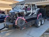 519102A Extra-Large Adjustable UTV Tire Net Pack - Pink 2
