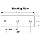 520341 Double Stud Anchor Plate Kit with Pear Ring - 1 Fastener 8-Pack 3