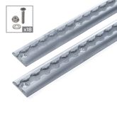 522348 4 VersaTie Surface-Mounted Track Kit with Wide Contour Edge Series 3