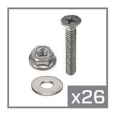 522372 6 VersaTie Surface-Mounted Track Kit with Wide Contour Edge Series 3 5