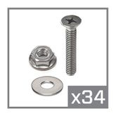 522396 8 VersaTie Surface-Mounted Track Kit with Wide Contour Edge Series 3 5