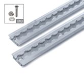 522448 4 VersaTie Recess-Mounted Track Kit with Flanged Edge Series 4