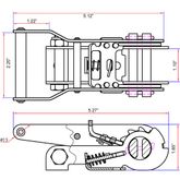 812 1 Wide-Handle Ratchet - WLL 1100 lb 3