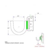 CE6021 E-Track J-Hook - Small 2