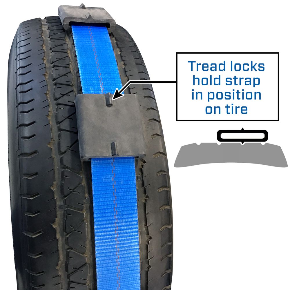 thumbnail image 2 of RV TV Straps 53" Anti-Tip Safety Straps - Heavy Duty TV Tie-Down Straps For RVs 2 of 13